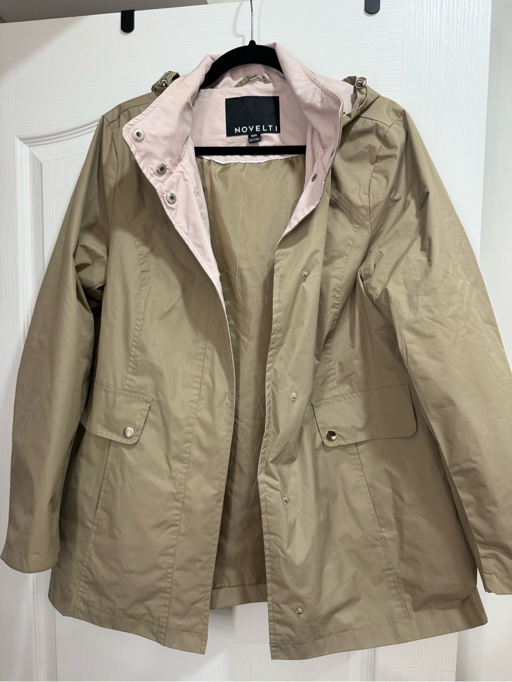 Utility Rain Jacket - Beige - Picture 3 of 3